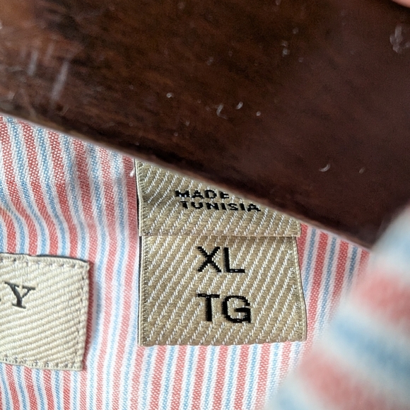 Burberry Check Detail Short Sleeve Shirt in Red/Blue/White size XL - Picture 5 of 10